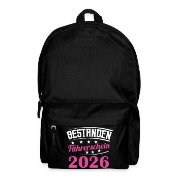 Driving License 2026 Driving Test Driving License Test - Backpack - black - Front