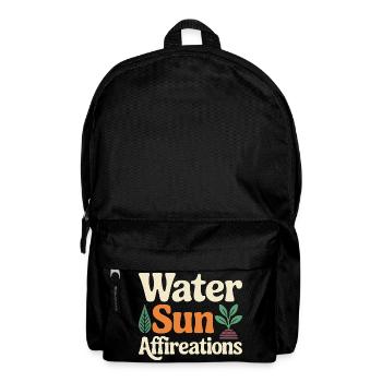 Water Sun Affireations Nature Design - Backpack - black - Front
