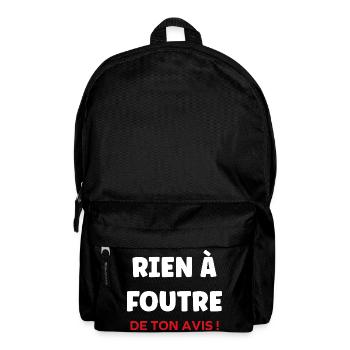 I don't give a damn - Backpack - black - Front