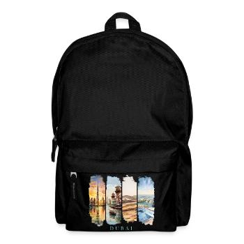 Dubai Vacation Travel – Skyline & Luxury Motif - Backpack - black - Front