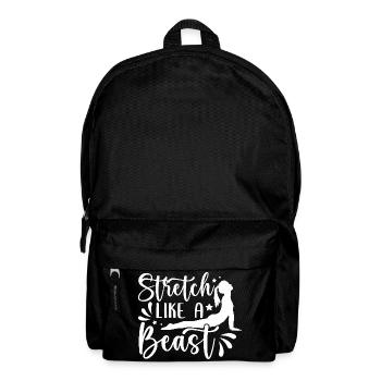 Pilates Enthusiasts Stretch Like A Beast Pilates - Backpack - black - Front