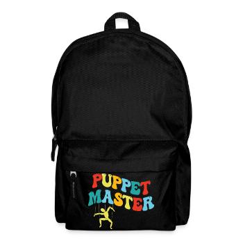 Puppet Master : Silhouette colorée de balançoire - Sac à dos - noir - Devant
