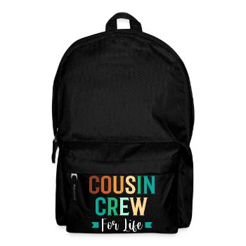 Cousin Crew - Rucksack - Schwarz - Vorne