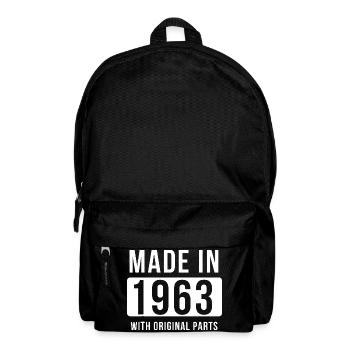 Made in 1963 Vintage Parts - Backpack - black - Front