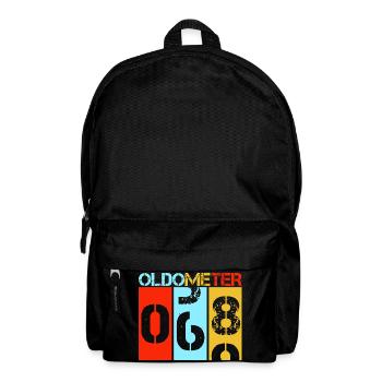 Oldometer 68 Retro 69th Birthday Milestone - Backpack - black - Front