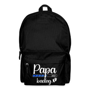 Papa 2027 Loading Werdender Papa 2027 - Rucksack - Schwarz - Vorne