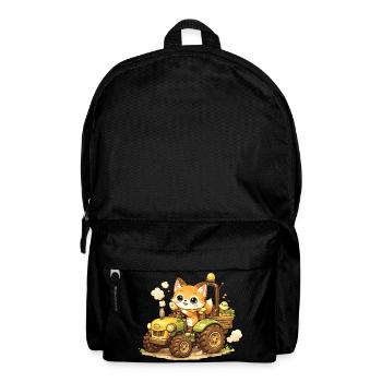 Renard sur le tracteur - Sac à dos - noir - Devant