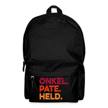 Onkel Pate Held - Rucksack - Schwarz - Vorne