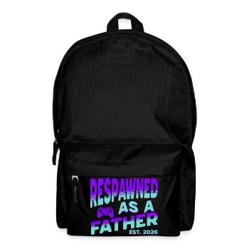 Papa 2026 - Respawned as a father - Backpack - black - Front