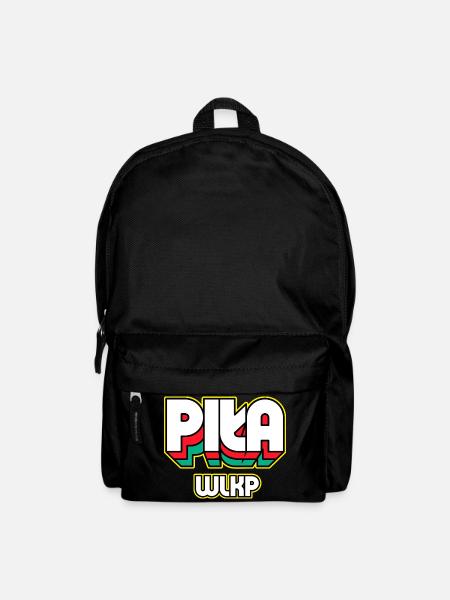 Piła Wlkp. Name der Stadt im Retro-Stil - Rucksack - Schwarz