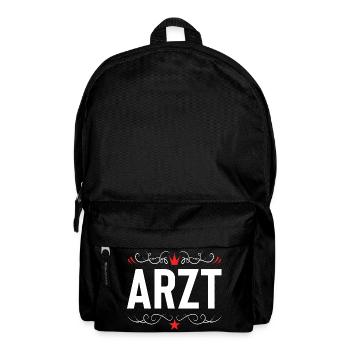 Arzt Beruf - Rucksack - Schwarz - Vorne