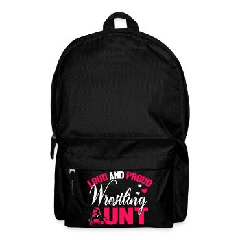 Chasse à la lutte bruyante et fière - Sac à dos - noir - Devant