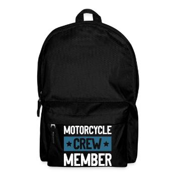 Motorcycle Crew - Backpack - black - Front