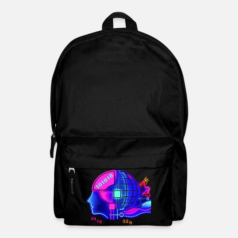 Merging AI and human intelligence - Backpack - black