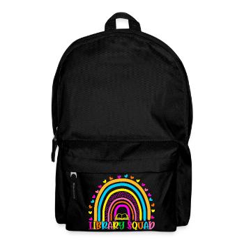 Rainbow Library Squad - Rucksack - Schwarz - Vorne