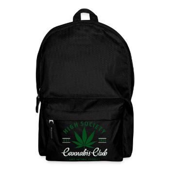 High Society Cannabis Club Logo - Sac à dos - noir - Devant