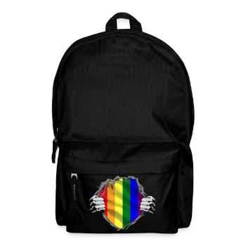 LGBT Flag Gay Pride Month Rainbow - Backpack - black - Front