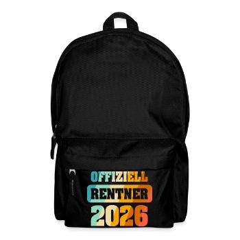Official pension 2026 - Backpack - black - Front