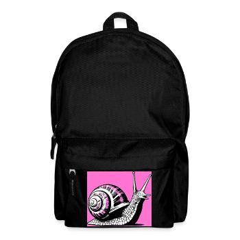 Escargot - Sac à dos - noir - Devant