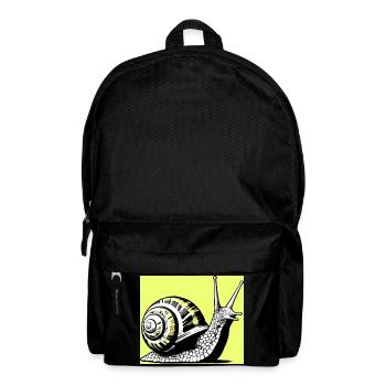Escargot - Sac à dos - noir - Devant