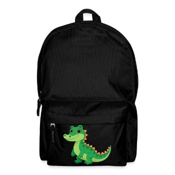 Bébé alligator - Sac à dos - noir - Devant