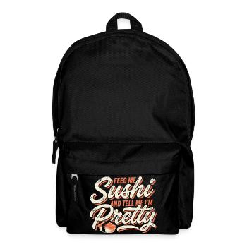 Feed Me Sushi Pretty - Backpack - black - Front