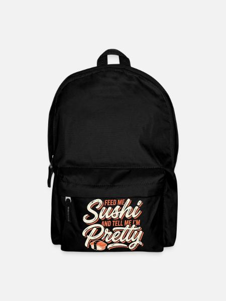 Füttere mich Sushi Pretty - Rucksack - Schwarz