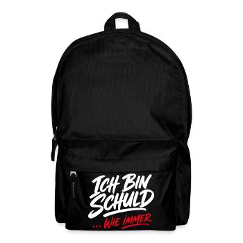 Ich Bin Schuld Wie Immer Sarkasmus Spruch - Rucksack - Schwarz - Vorne