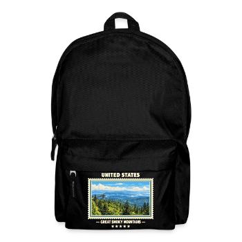 Vereinigte Staaten Great Smoky Mountains Vintage - Rucksack - Schwarz - Vorne