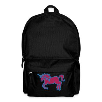 unicorneinhorn horse - Backpack - black - Front