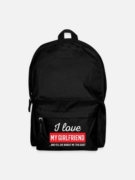J'aime ma copine - Sac à dos - noir