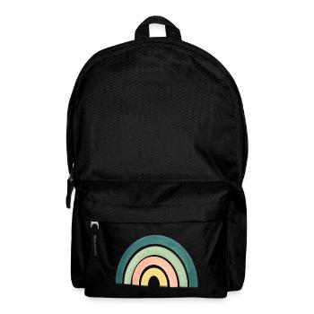 Regenbogen - Rucksack - Schwarz - Vorne