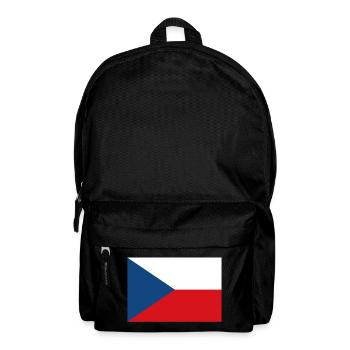 Drapeau de la République tchèque - Sac à dos - noir - Devant