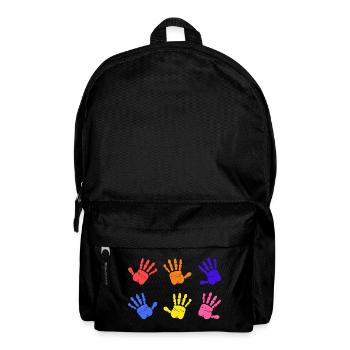 Autism Handprints - Backpack - black - Front