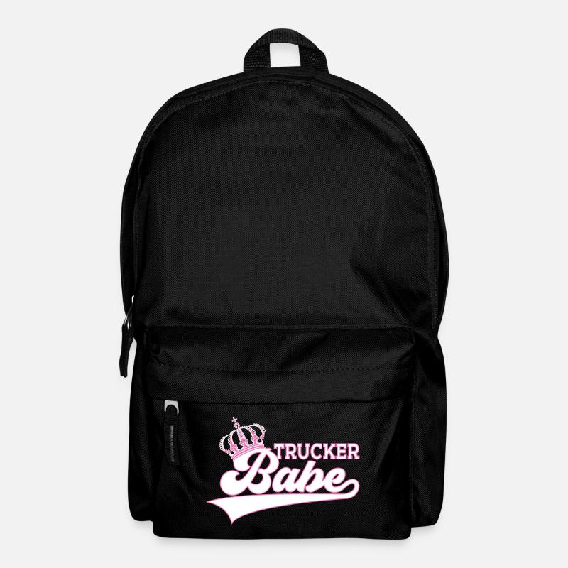 TRUCKER BABE LKW FAHRERIN - Rucksack - Schwarz