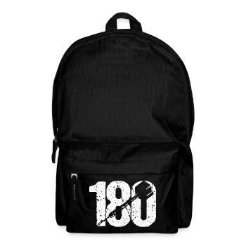 DART DARTS 180 ONEHUNDREDANDEIGHTY DARTSPIELER - Rucksack - Schwarz - Vorne