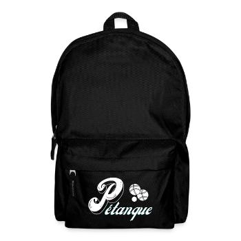 pétanque, fan de pétanque, bouliste - Sac à dos - noir - Devant