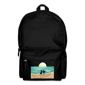 Summer Sunset Surfer - Backpack - black - Front