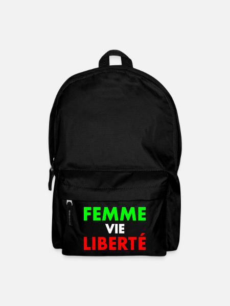 Freiheit des Frauenlebens - Rucksack - Schwarz