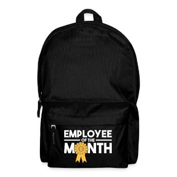 Employee of the Month Auszeichnung Arbeit Job - Rucksack - Schwarz - Vorne