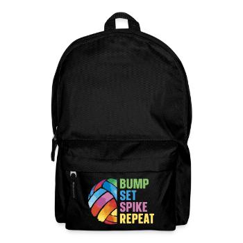 Volleyball - Rucksack - Schwarz - Vorne