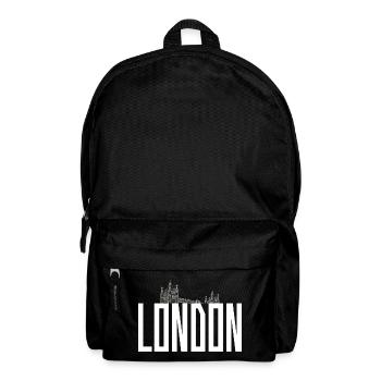Monogramme de la Skyline de Londres - Sac à dos - noir - Devant