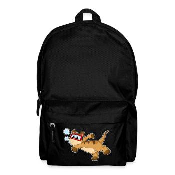 Plongeon de plongée de suricate plongeon de nage - Sac à dos - noir - Devant