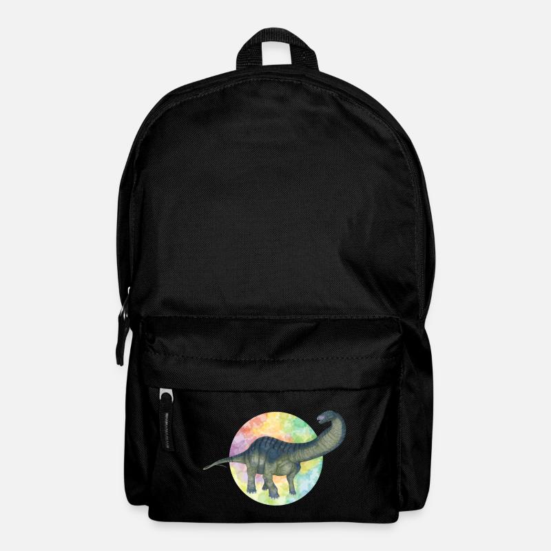 Colored Dinosaurs - Backpack - black