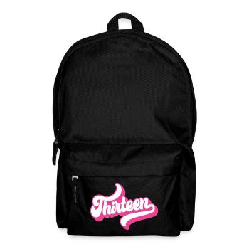 Thirteen 13th Birthday For Girls 13 Years Old - Backpack - black - Front