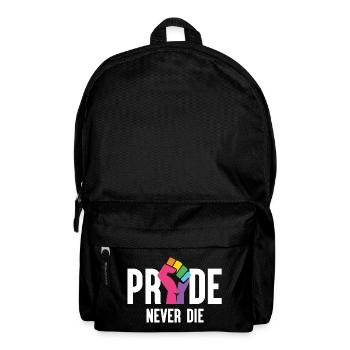 Pride Month LGBT - Pride Never Die - Rucksack - Schwarz - Vorne