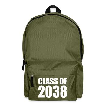 Class of 2038 - Rucksack - Olivgrün - Vorne