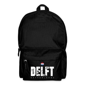 Delft Distressed Wordmark - Backpack - black - Front