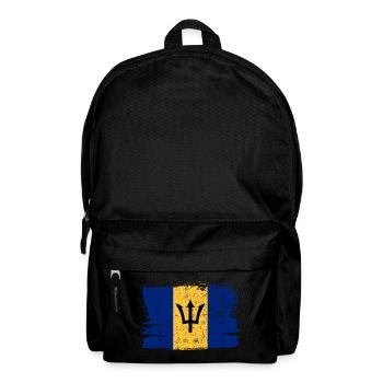 Barbados Bandiera Flagge Frieden Vintage - Rucksack - Schwarz - Vorne