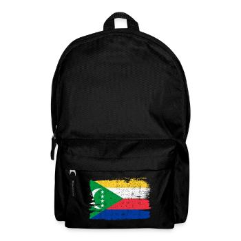 Comoros Bandiera Flag Peace Vintage - Backpack - black - Front